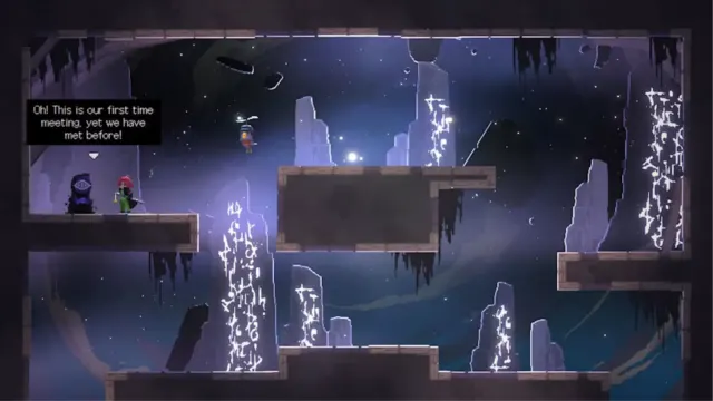Blade Jumper ROM NSP/ XCI Nintendo Switch gameplay screenshot 2