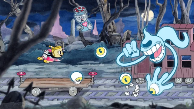 Cuphead NSP ROM v1.3.7 + DLC The Delicious Last Course Nintendo Switch gameplay screenshot 3