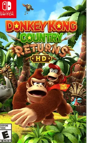 Donkey Kong Country Returns v1.1.0 (NSP/XCI) Nintendo Switch ROM cover