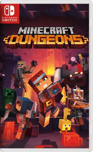 Minecraft Dungeons v1.17.0 + 7DLCs (NSP/XCI) Nintendo Switch ROM cover