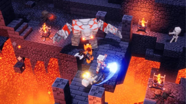 Minecraft Dungeons v1.17.0 + 7DLCs (NSP/XCI) Nintendo Switch gameplay screenshot 4