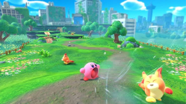 Kirby and the Forgotten Land v1.1.0 (NSP/XCI) Nintendo Switch gameplay screenshot 2