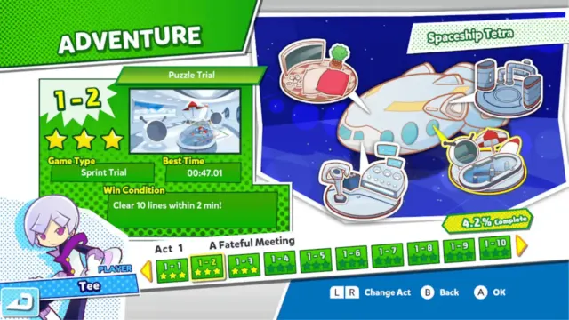 Puyo Puyo Tetris ROM NSP/ XCI Nintendo Switch gameplay screenshot 3