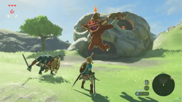 The Legend of Zelda Breath of the Wild Switch ROM NSP Nintendo Switch gameplay screenshot 2