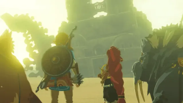 The Legend of Zelda Breath of the Wild Switch ROM NSP Nintendo Switch gameplay screenshot 1