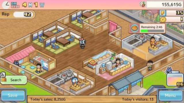 Doraemon Dorayaki Shop Story v1.0 (NSP/XCI) Nintendo Switch gameplay screenshot 2